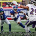 Baltimore Ravens vs New York Giants Match Player Stats: Complete Game Breakdown, Key Performances & Advanced Analysis (2025)