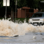 glasgow water main break shettleston road