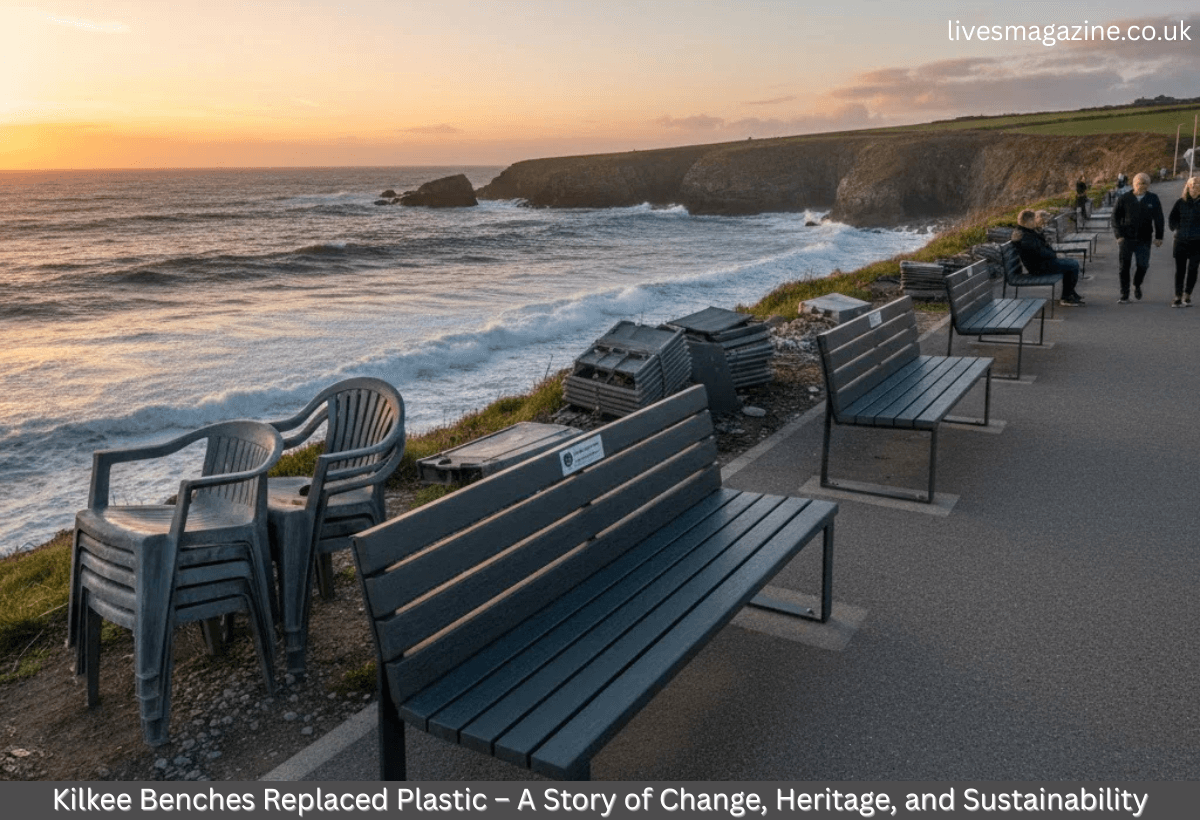 kilkee benches replaced plastic