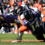 denver broncos vs baltimore ravens match player stats