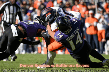 denver broncos vs baltimore ravens match player stats