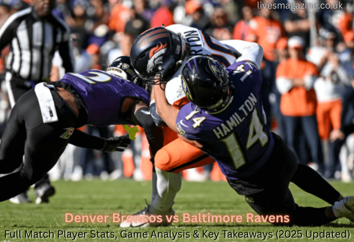denver broncos vs baltimore ravens match player stats