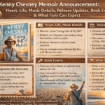 Kenny Chesney Memoir Announcement