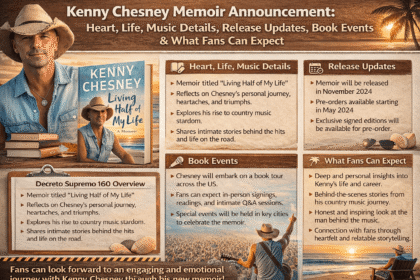 Kenny Chesney Memoir Announcement