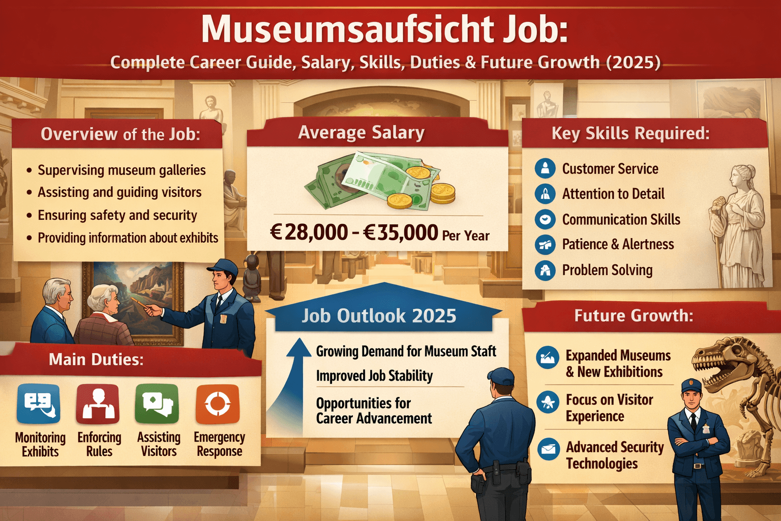 Museumsaufsicht Job